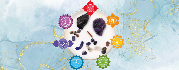 Chakra Crystal Candles – Hand-Poured Aromatherapy for Energy Healing & Alignment