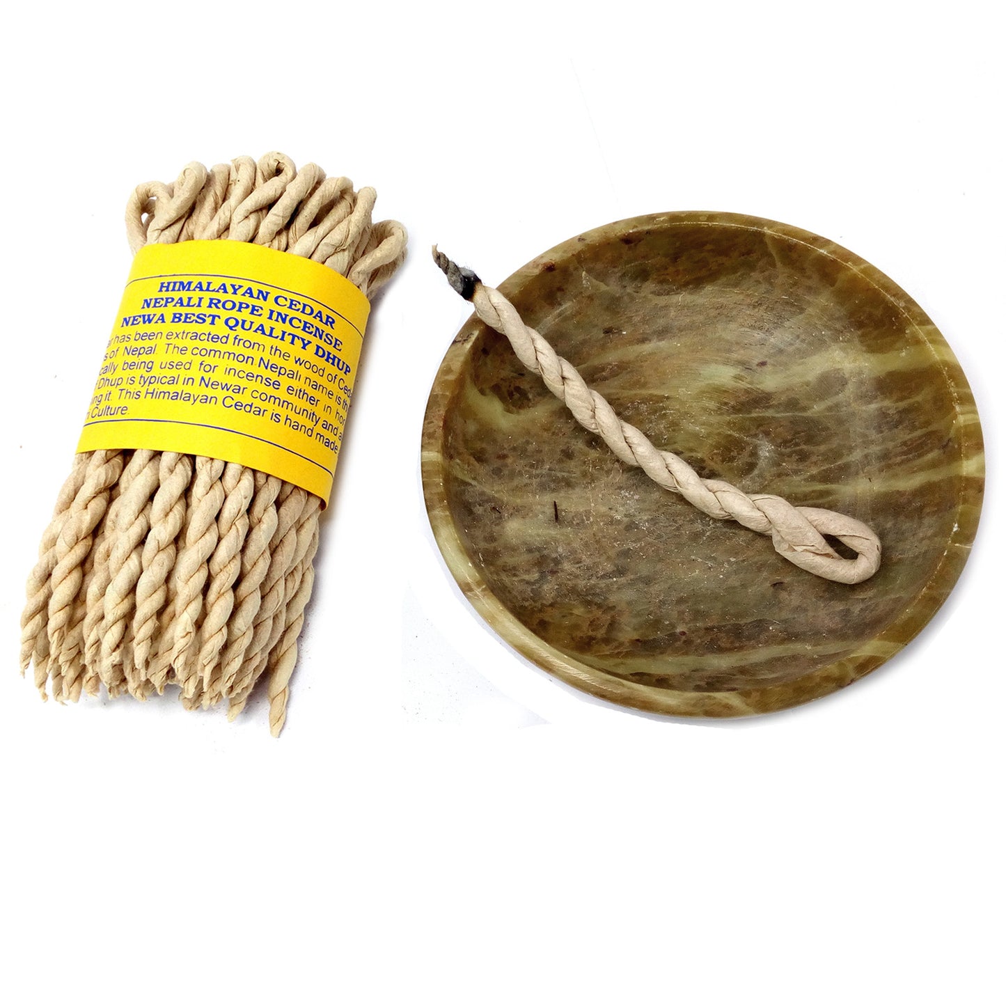 Pure Himalayan Cedar Rope Incense – Sacred Purification & Grounding