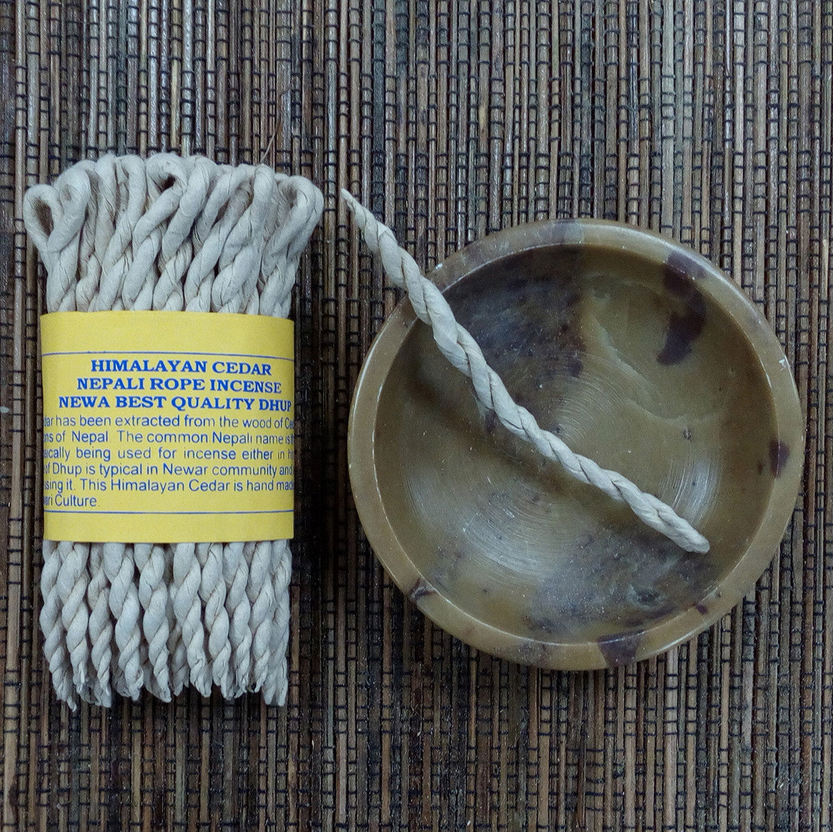 Pure Himalayan Cedar Rope Incense – Sacred Purification & Grounding