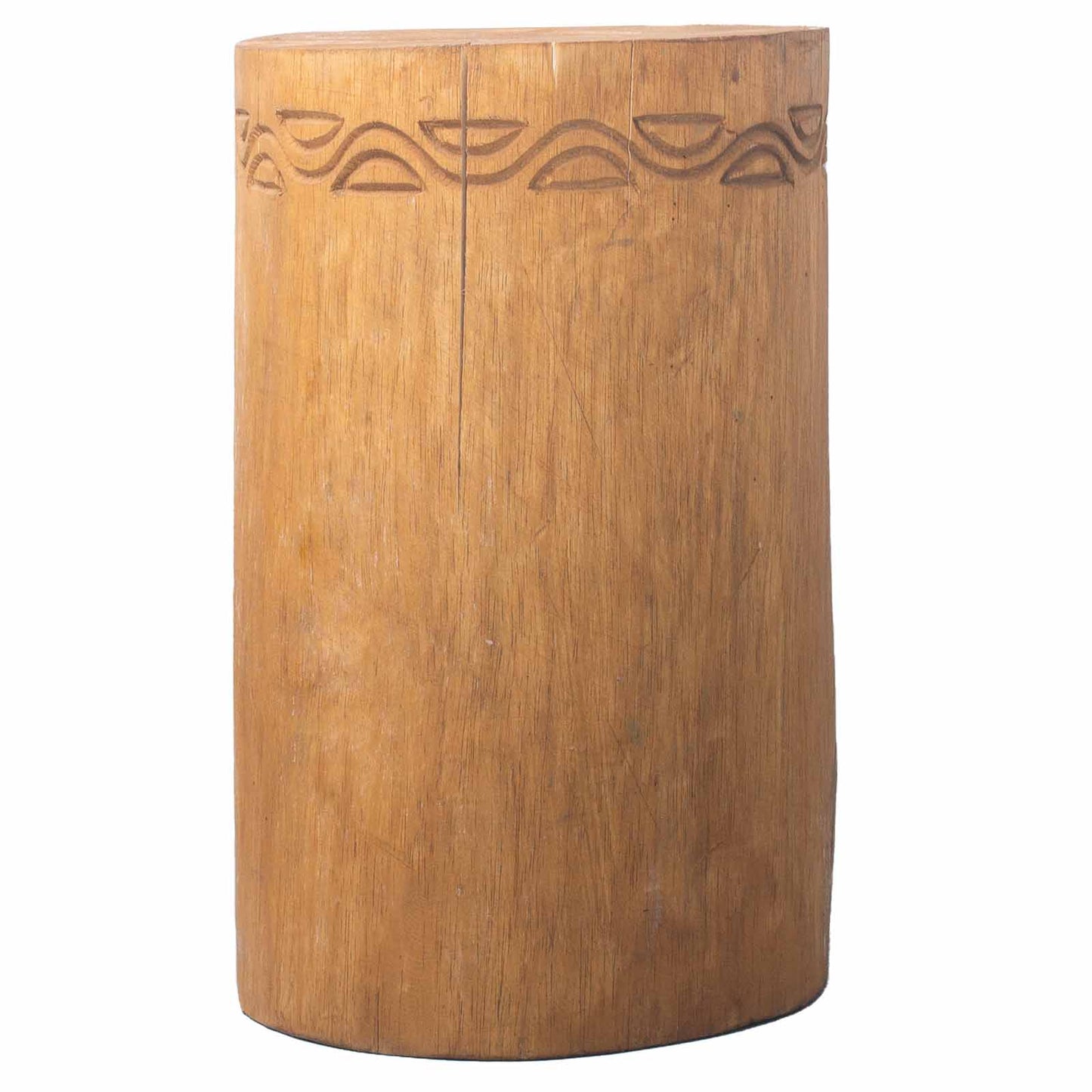 Albasia Wood Tribal Stool/Table – Handmade Rustic Accent for Boho & Earthy Interiors