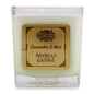 Cucumber & Mint candle with refreshing spa-inspired fragrance—made from 100% soy wax in a recycled glass jar