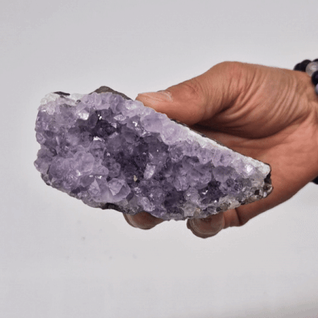 High Grade Amethyst Cluster – Standing Crystal for Calm, Clarity & Elevated Interior Display