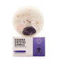 Third Eye Chakra Candle with Amethyst and Rose Quartz for Intuition, Clarity, and Inner Wisdom