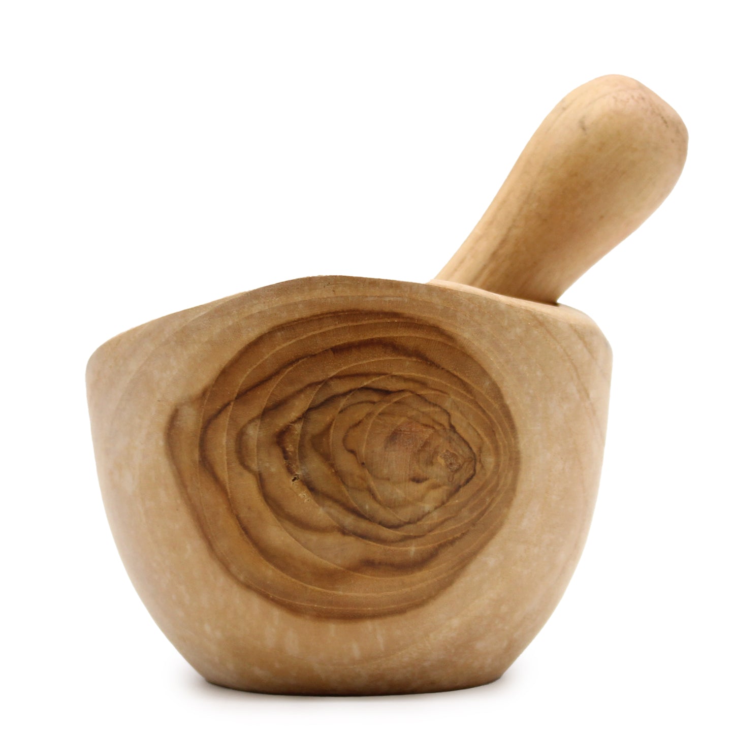 Medium Teak Pestle & Mortar – Wooden Herb Grinder for Everyday Cooking Rituals